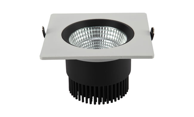 LED 4寸12W 方形COB嵌燈 開孔115mm黃光白光中性光