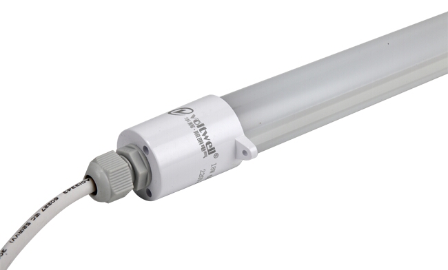 LED燈管 9W T8防水全塑日光燈管/0.6米/高亮 單端/白光中性光黃光